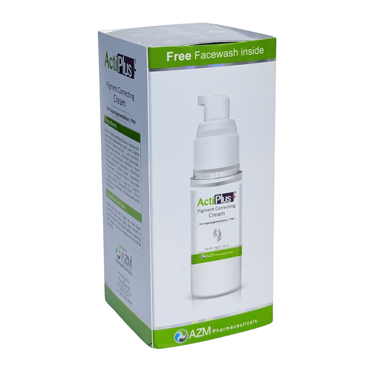 Actiplus Cream Packaging Angled View