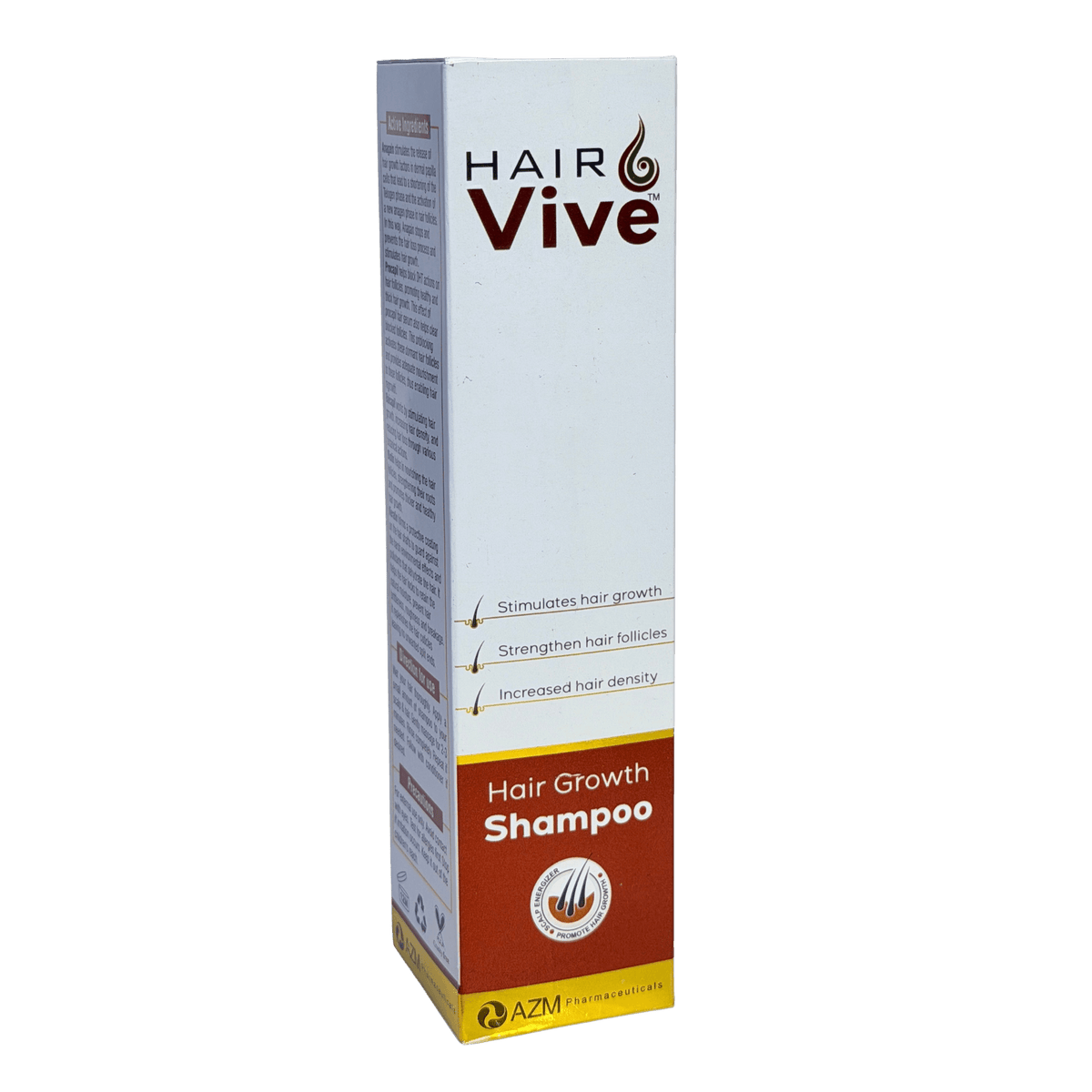 Hairvive Shampoo Box Angled View