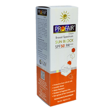 Profair Sunblock Cream Spf50 Box Angled View