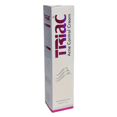 Triac Acne Control Cream Box angled View
