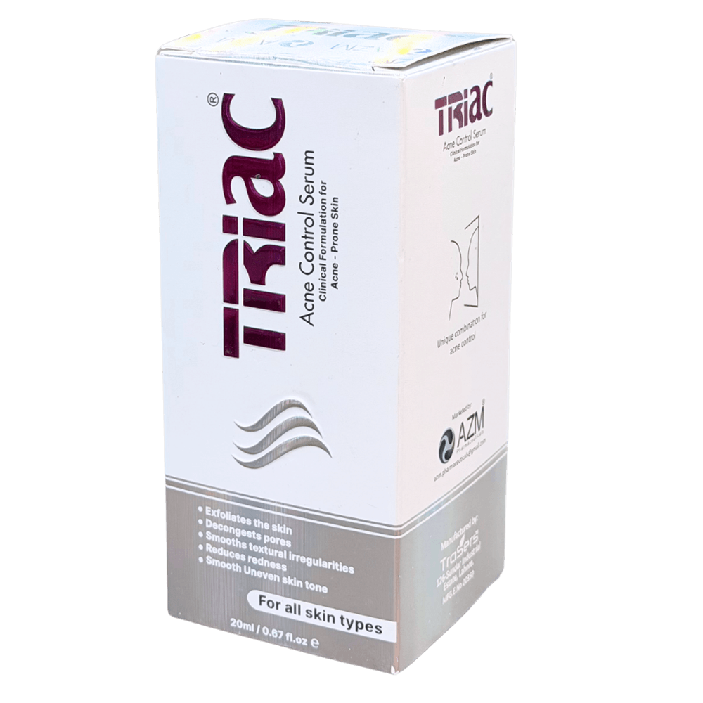 Triac Acne Serum Box Angled View