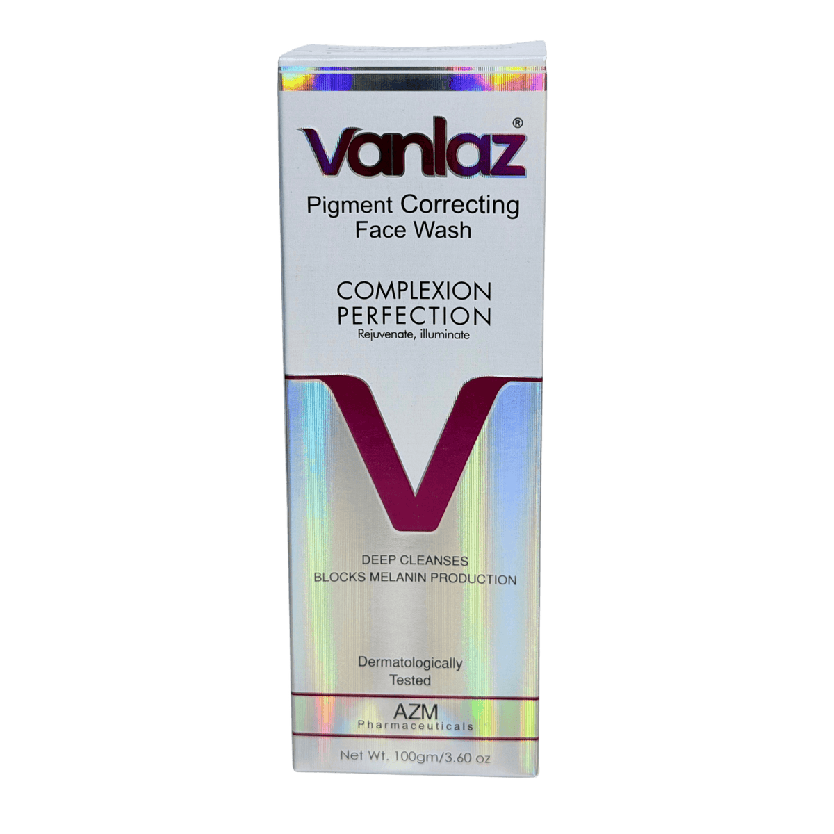 Vanlaz facewash Box Front View