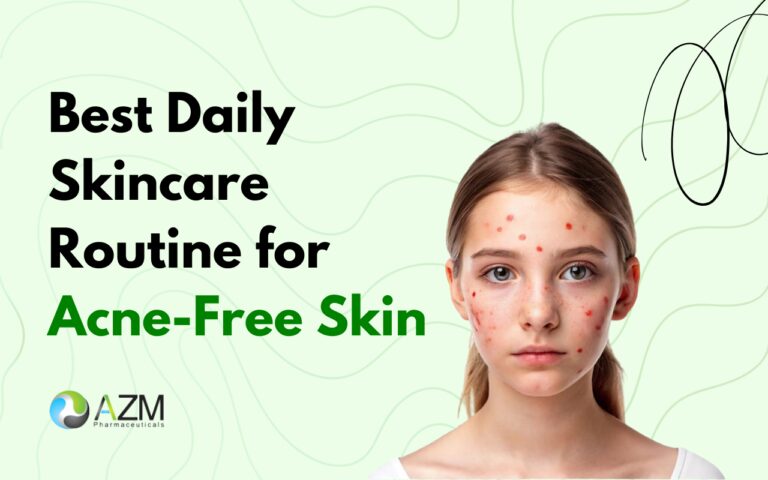 acne skincare routine, anti acne facewash, clear skin tips, oily skin care, acne prevention guide, dermatologist skincare advice, daily skincare routine, skin barrier health, acne treatment routine, AZM Pharmaceuticals