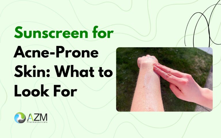 acne skincare, sunscreen tips, oily skin care, sun protection skincare, acne marks prevention, broad spectrum sunscreen, daily sunscreen routine, dermatologist skincare advice, skin protection tips, AZM Pharmaceuticals