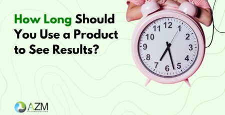 skincare timeline, acne treatment tips, skincare consistency, daily skincare routine, clear skin guide, dermatologist skincare advice, skincare education, product results guide, healthy skin habits, AZM Pharmaceuticals