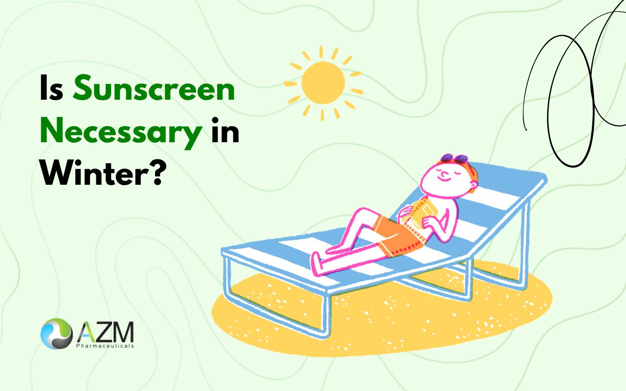 winter skincare, sun protection tips, sunscreen routine, UV protection, daily skincare routine, pigmentation prevention, dermatologist skincare advice, skincare education, healthy skin habits, AZM Pharmaceuticals