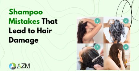 hair care mistakes, shampoo tips, scalp health, hair breakage prevention, healthy hair routine, hair fall prevention, dermatology hair care, strong hair tips, daily hair care, AZM Pharmaceuticals