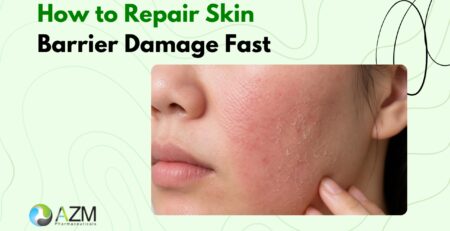 skin barrier repair, damaged skin barrier, skin hydration, sensitive skin care, moisturizer benefits, sunscreen protection, dermatologist skincare advice, healthy skin routine, daily skincare tips, AZM Pharmaceuticals