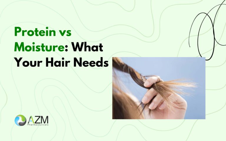hair care tips, protein for hair, moisture for hair, healthy hair routine, scalp health, hair strengthening, hair breakage prevention, dermatology hair care, daily hair care, AZM Pharmaceuticals